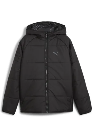 PUMA Chamarra acolchada reversible para jóvenes en Talla 5-6Y en Negro |
