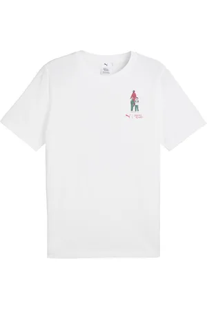 PUMA Playera x SQUID GAME para hombre en Talla Chico en Blanco