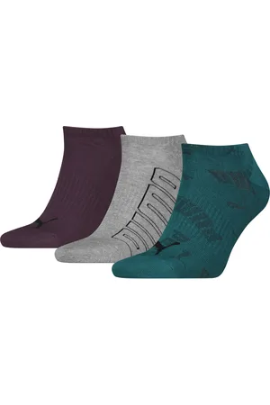 PUMA Pack de 3 calcetines deportivos unisex en Talla 7-9 en Verde