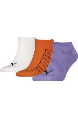 PUMA Pack de 3 calcetines deportivos unisex en Talla 7-9 en Violeta