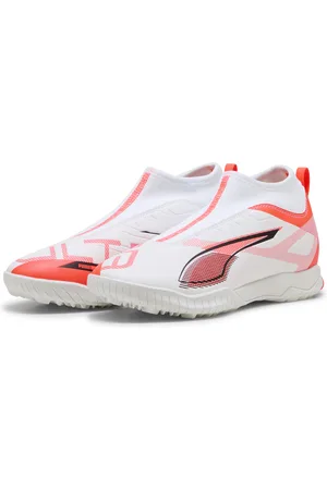PUMA Tacos de Fútbol ULTRA 5 MATCH+ TT sin cordones unisex en Talla 22 en Blanco |