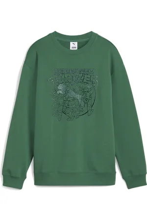 PUMA Sudadera HOOPS x TORTUGAS NINJA para adolescentes en Talla 15-16Y en Verde