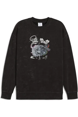PUMA Sudadera x TORTUGAS NINJA para hombre en Talla Chico en Negro