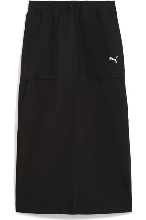 PUMA Maxifalda de tejido con cierre para mujer FUTURE ARCHIVE en Talla Chico en Negro |