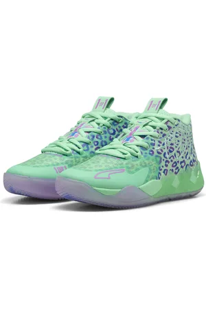 PUMA Tenis de básquet MB.01 Alien Safari en Talla 28.5 en Verde |