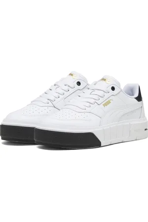 PUMA Tenis para jóvenes Cali Court de cuero en Talla 22 en Blanco