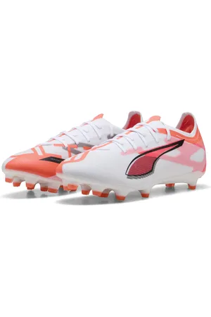 PUMA Tacos de Fútbol ULTRA 5 MATCH FG/AG en Talla 28.5 en Blanco |