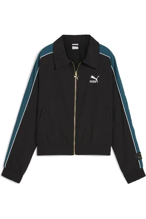 PUMA Chamarra deportiva PLAY LOUD T7 para mujer en Talla XS en Negro |