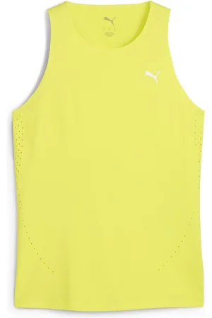 PUMA Playera CLOUDSPUN para mujer en Talla Chico en Amarillo |