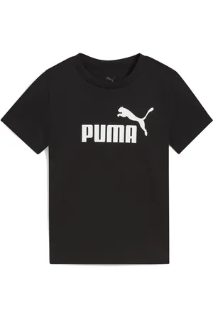 PUMA Playera para niños pequeños Essentials con logotipo n.º 1 en Talla 4-5Y en Negro |