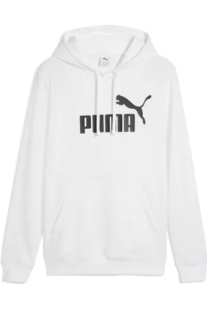 PUMA Sudadera con capucha para niños grandes logotipo Essentials No. 1 en Talla Chico en Blanco |