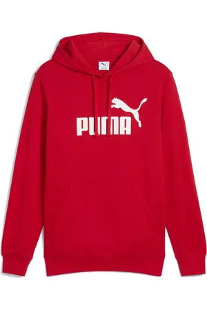 PUMA Sudadera con capucha para niños grandes logotipo Essentials No. 1 en Talla Chico en Rojo |