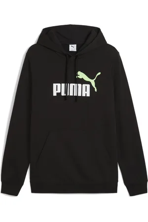 PUMA Sudadera Essentials+ 2 Colour Logo para hombre en Talla Chico en Negro |