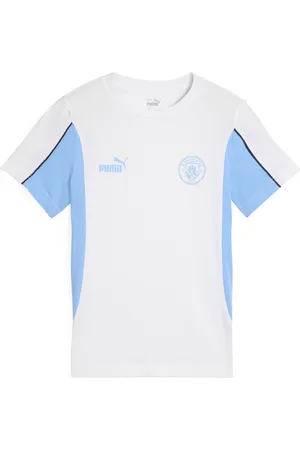 PUMA Playera para hombre Manchester City ftblARCHIVE en Talla Chico en Blanco |
