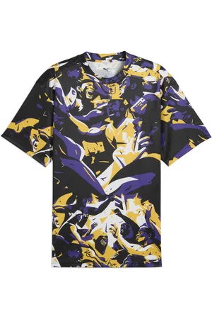 PUMA Camiseta con estampado integral Rival Rage para hombre en Talla Chico en Violeta |