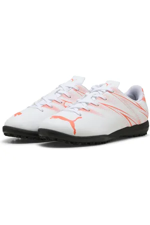 PUMA Tacos de futbol ATTACANTO TT para adolescentes en Talla 22 en Blanco |