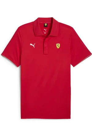 PUMA Playera polo Scuderia Ferrari Race Premium para hombre en Talla Chico en Rojo |