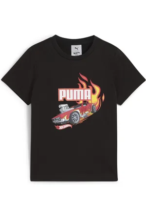 PUMA Playera x HOT WHEELS™ para niños en Talla 4-5Y en Negro