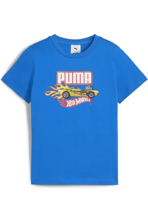 PUMA Playera x HOT WHEELS™ para niños en Talla 4-5Y en Azul
