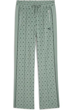 PUMA Pants recto para mujer ROAD TO UNITY en Talla Chico en Verde |