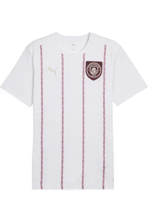 PUMA Jersey de prepartido del Manchester City para hombre en Talla Chico en Blanco |