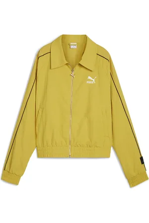 PUMA Chamarra deportiva PLAY LOUD T7 para mujer en Talla XS en Amarillo |