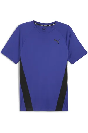 PUMA Playera de entrenamiento Train All Day para hombre en Talla Chico en Azul |