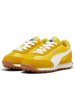 PUMA Tenis infantiles Easy Rider Vintage en Talla 17 en Naranja |