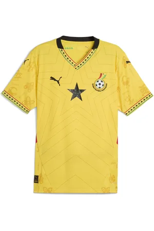 PUMA Jersey Ghana 2025 Segunda Equipación Hombre en Talla Chico en Amarillo |