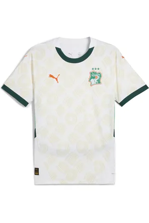 PUMA Jersey Costa de Marfil 2025 Segunda Equipación Hombre en Talla Chico en Blanco |