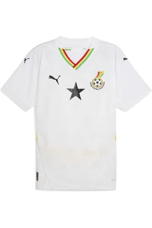 PUMA Jersey Ghana 2025 Primera Equipación Hombre en Talla Chico en Blanco |