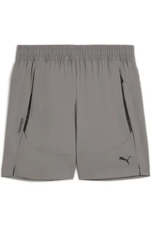 PUMA Shorts TECH 6" Hombre en Talla Chico en Gris