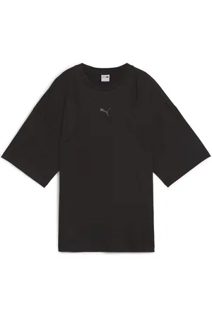 PUMA Playera oversize con recortes DARE TO para mujer en Talla Grande en Negro |