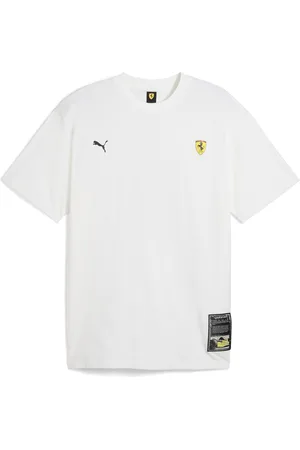 PUMA Playera Scuderia Ferrari HP Race Color Splash para hombre en Talla Chico en Blanco |