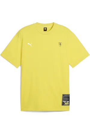 PUMA Playera Scuderia Ferrari HP Race Color Splash para hombre en Talla Chico en Amarillo |