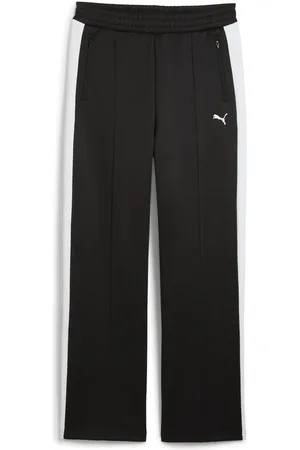 PUMA Pants rectos T7 ALWAYS ON para mujer en Talla Chico en Negro |