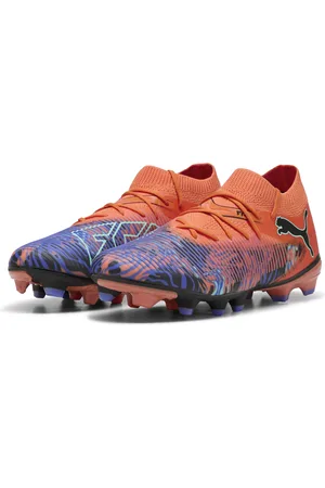 PUMA Tacos de Fútbol para terreno firme y artificial FUTURE 8 MATCH CAMO para hombre en Talla 28.5 en Naranja |