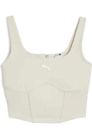 PUMA Top tipo Corset DARE TO para mujer en Talla XS en Blanco |