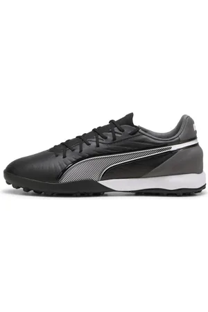 PUMA Tacos de Futbol King Match Tt en Talle 25 Negro/ Blanco/cool Dark Gris