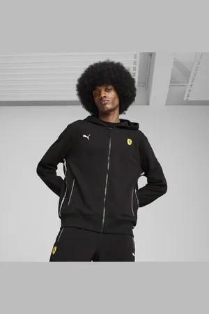 PUMA Chamarra Scuderia Ferrari Race para Hombre en Talle Chica Negro