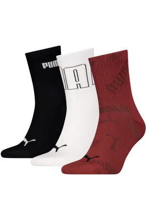 PUMA Pack 3 Calcetines Cortos Unisex en Talle 7-9