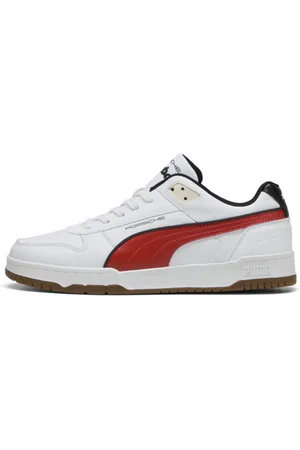 PUMA Tenis Porsche Legacy Rebound Game en Talle 28.5 en Blanco/red Fire