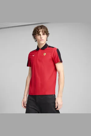 PUMA Playera Camisa Polo Scuderia Ferrari Hp Race Mt7 para Hombre en Talle Chica