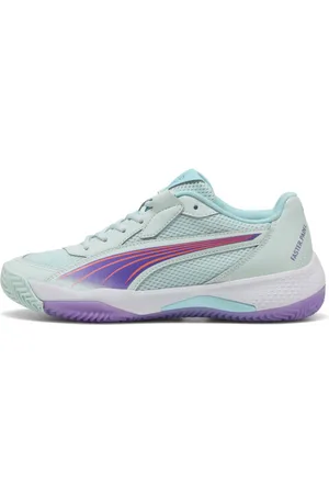 PUMA Tenis de Pádel Nova Court para Mujer en Talle 23 Peaceful Blue/purple Glimmer/safe Lake