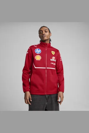 PUMA Chamarra Softshell Scuderia Ferrari 2025 Team para Hombre en Talle Chica