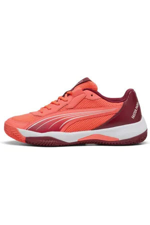 PUMA Tenis Padel Nova Court en Talle 27 Glowing Red/dark Crimson/ Blanco
