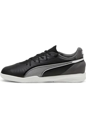 PUMA Tacos de Futbol King Match It en Talle 22 en Negro/ Blanco/cool Dark Gris