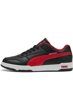 PUMA F1 Rbd Game Low Sneakers en Talle 28.5 Negro/pop Rojo