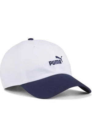 PUMA Gorra Essentials No. 1 Colour Block en Blanco/ Navy