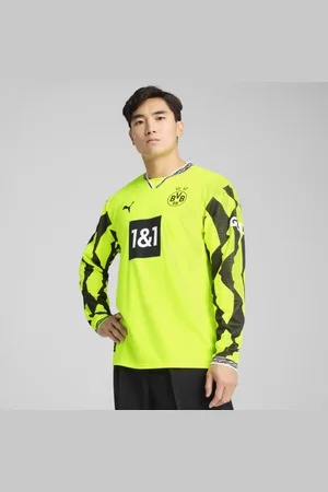 PUMA Jersey para Hombre Borussia Dortmund Anniversary Culture en Talle Chica Amarillo Alert/ Negro